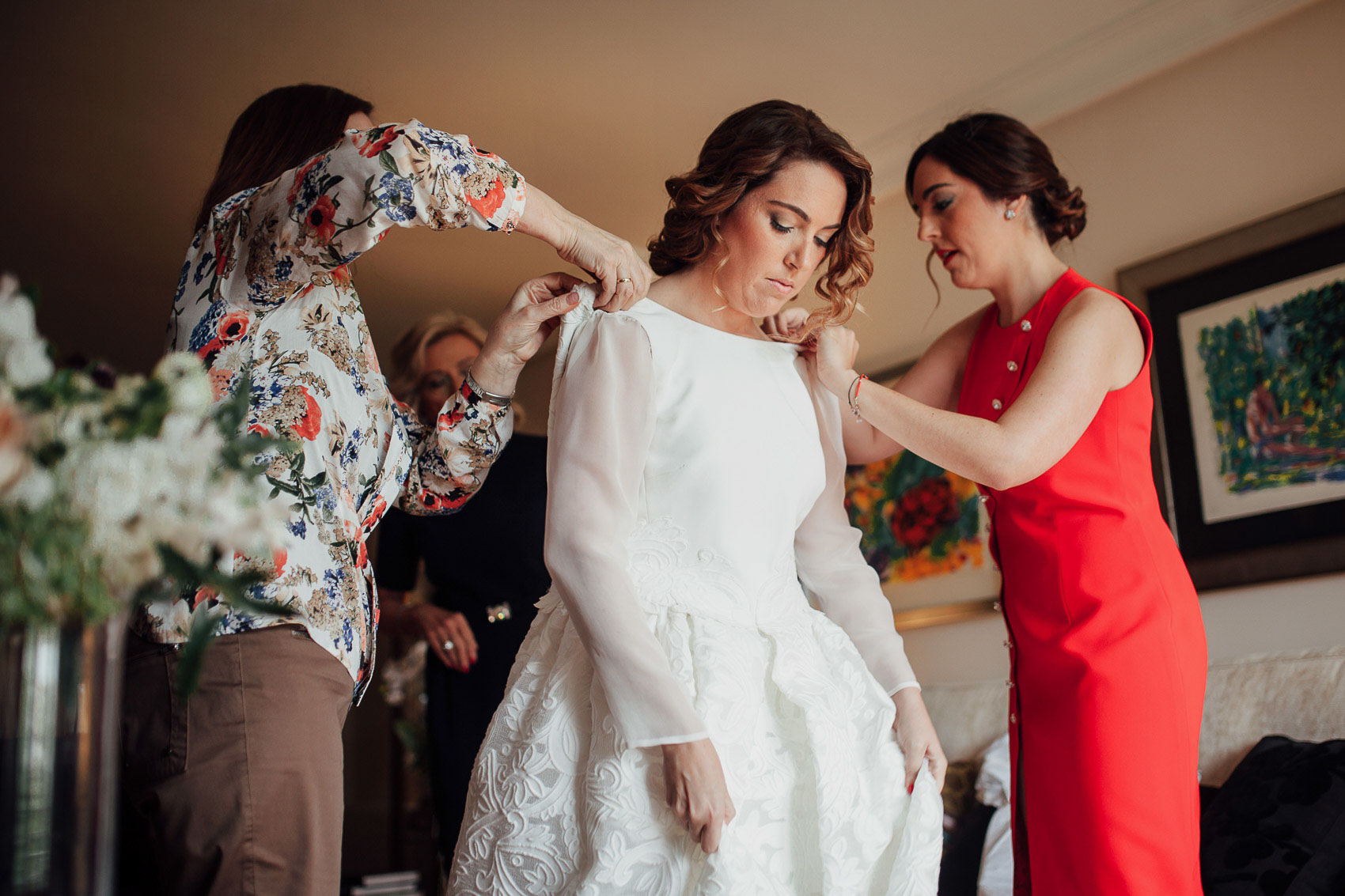 vistiendo novia detalles vestido novia blanco